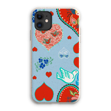 Nordic Folk Hearts Eco Phone Case - Loam & Lore